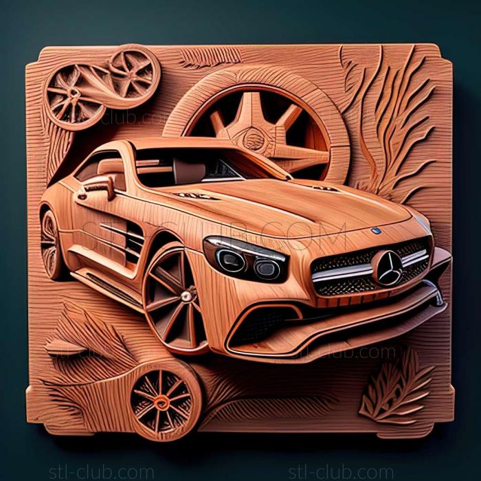 3D модель Mercedes Benz SL73 AMG (STL)